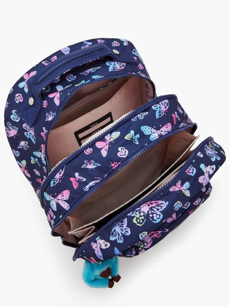 2-compartment Class Room Backpack Kipling Blue back to school KI7090 other view 3