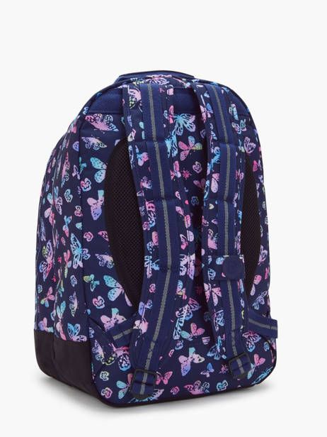 2-compartment Class Room Backpack Kipling Blue back to school KI7090 other view 4