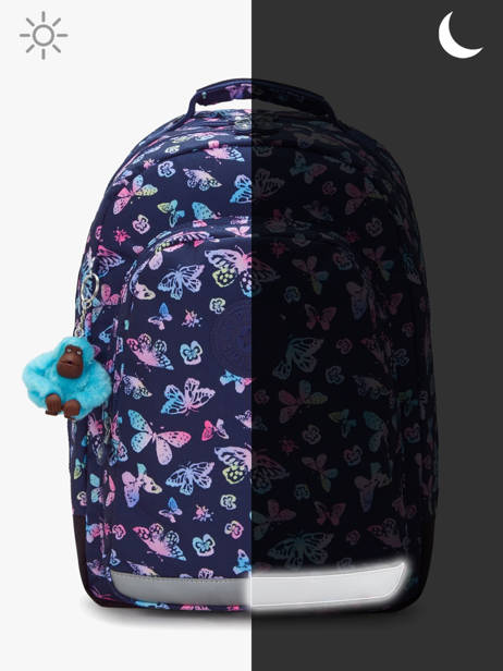 2-compartment Class Room Backpack Kipling Blue back to school KI7090 other view 5