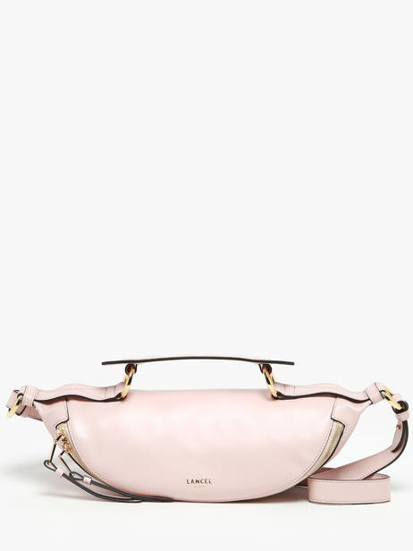 Sac Bandoulière S Origami Cuir Lancel Rose origami A12527