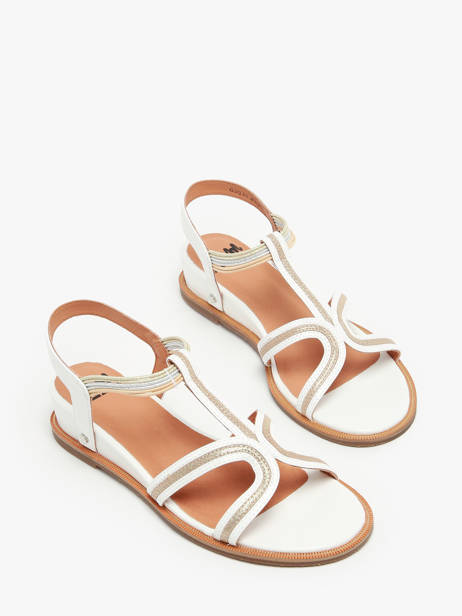 Sandales En Cuir Mam'zelle Blanc accessoires CSG2Q30 vue secondaire 1