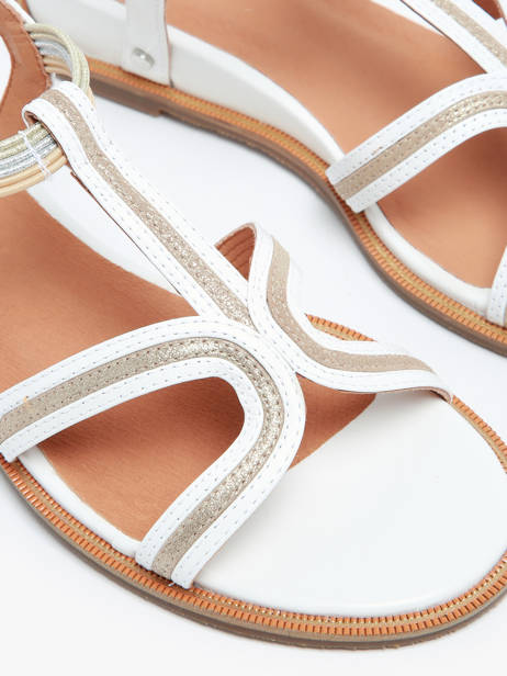 Sandales En Cuir Mam'zelle Blanc accessoires CSG2Q30 vue secondaire 2