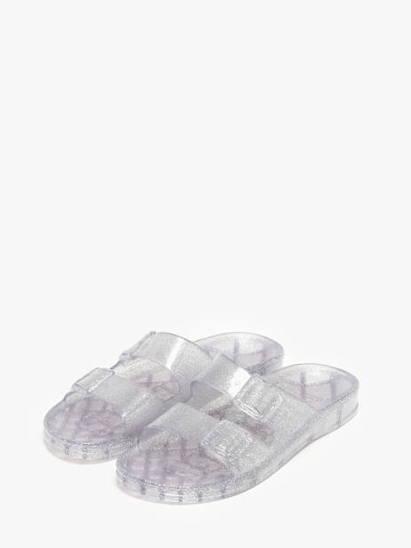 Claquettes Anjo Glitter Cacatoes Gris women ANJOGLIT vue secondaire 1