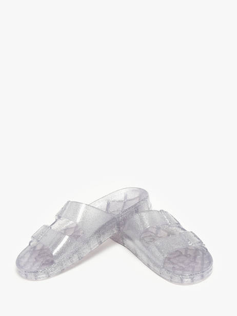 Claquettes Anjo Glitter Cacatoes Gris women ANJOGLIT vue secondaire 2
