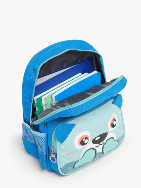 Mini Sac à Dos Miniprix Bleu animal 608 vue secondaire 3