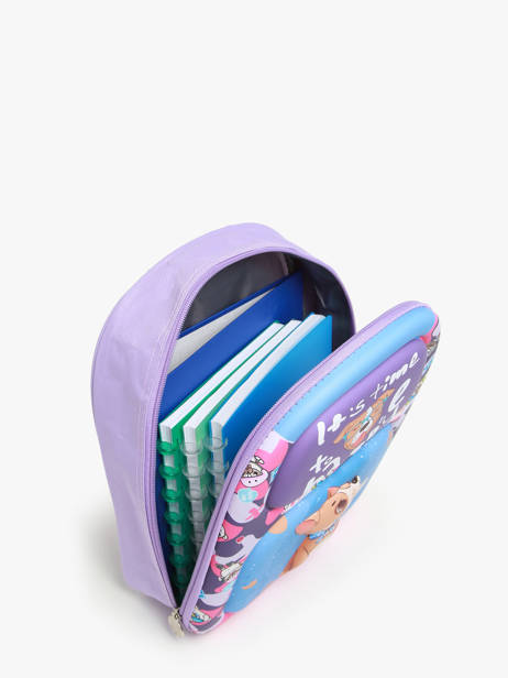 Mini Sac à Dos Miniprix Violet animal 88 vue secondaire 3