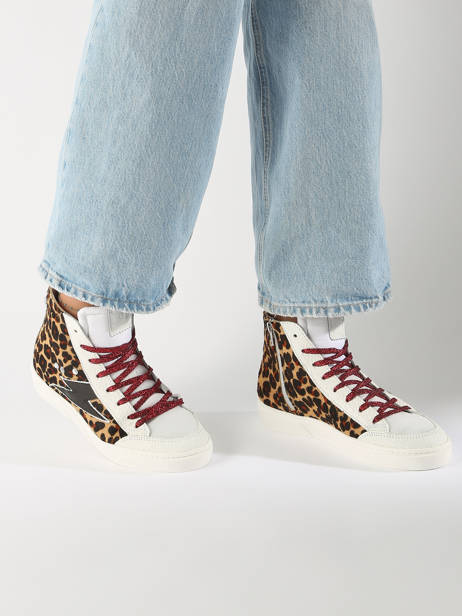 Sneakers Lorik En Cuir Semerdjian Multicolore accessoires LORIK332 vue secondaire 1