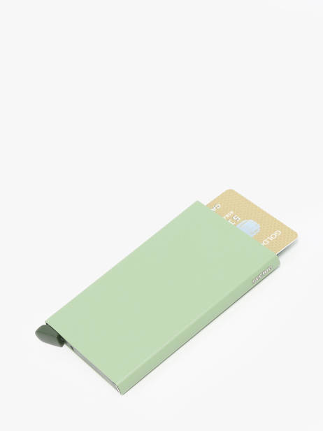 Porte-cartes Secrid Vert powder CP vue secondaire 1