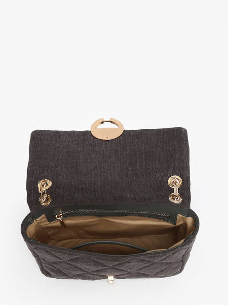 Grand Sac Bandoulière Moon En Lin Vanessa bruno Gris moon 70V40329 vue secondaire 3