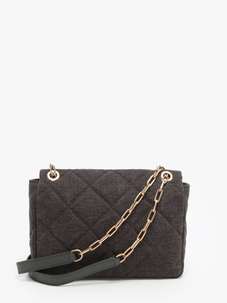 Grand Sac Bandoulière Moon En Lin Vanessa bruno Gris moon 70V40329 vue secondaire 4