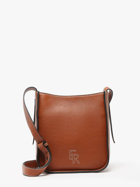 Sac Bandoulière S Foudre Cuir Etrier Marron foudre EFOD087S