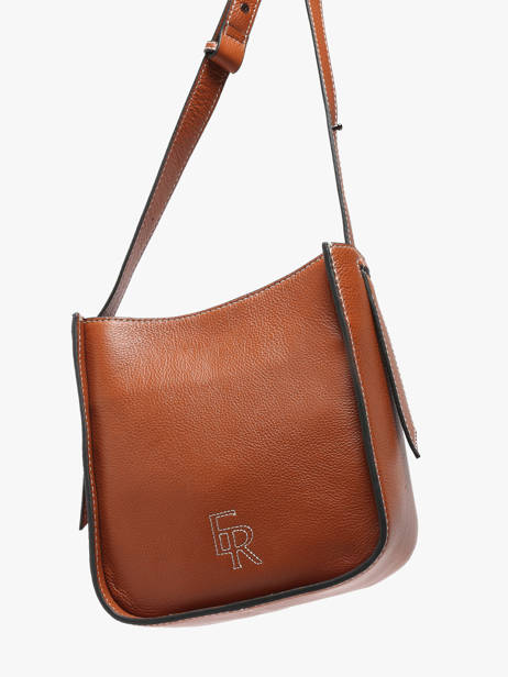 Sac Bandoulière S Foudre Cuir Etrier Marron foudre EFOD087S vue secondaire 2