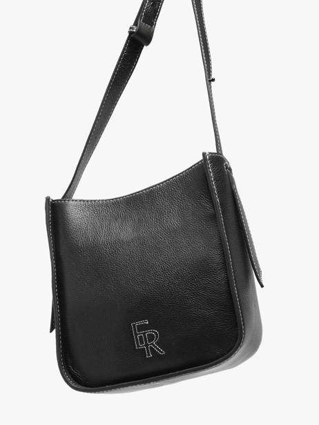 Sac Bandoulière S Foudre Cuir Etrier Noir foudre EFOD087S vue secondaire 2