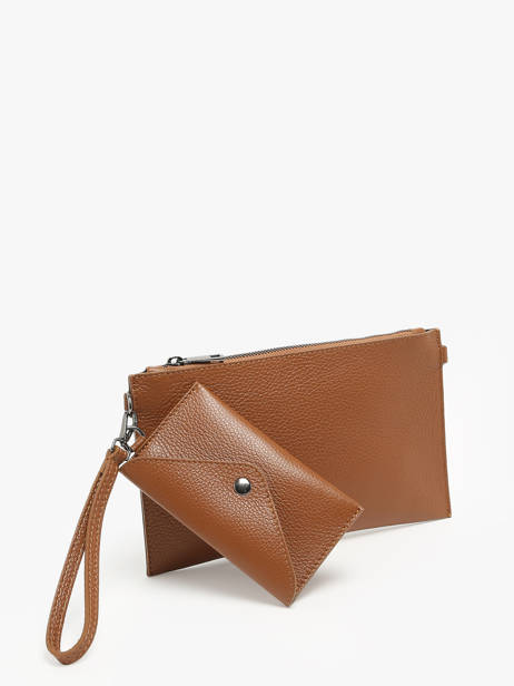 Sac Bandoulière Caviar Cuir Milano Marron caviar CA240611 vue secondaire 2