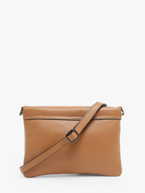 Sac BandouliÃ¨re Caviar Cuir Milano Marron caviar CA22112 vue secondaire 4