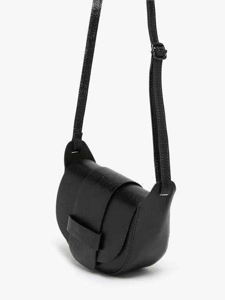 Sac Bandoulière Nine Cuir Milano Noir nine NI24064 vue secondaire 2
