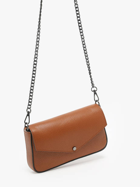 Sac Bandoulière Caviar Cuir Milano Marron caviar CA240612 vue secondaire 2