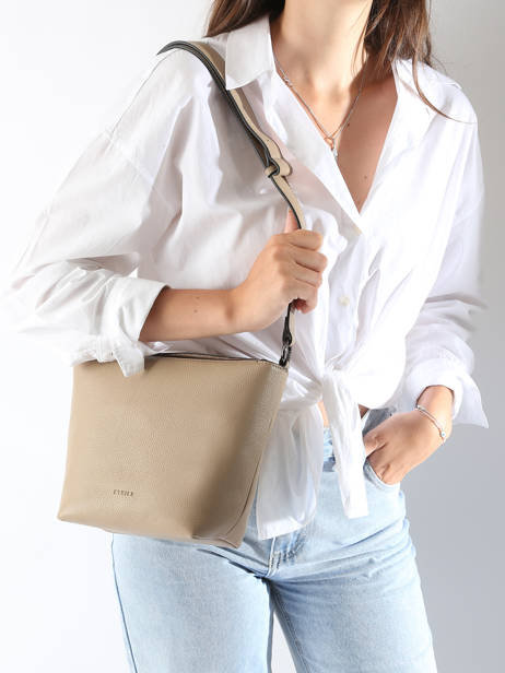 Sac Porté épaule Manege Cuir Etrier Beige manege EMAN078M vue secondaire 1