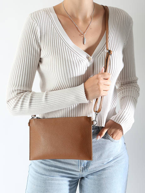 Sac Bandoulière Caviar Cuir Milano Marron caviar CA240611 vue secondaire 1