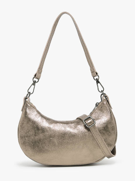 Sac Porté épaule Nine Cuir Milano Marron nine NI24061 vue secondaire 4