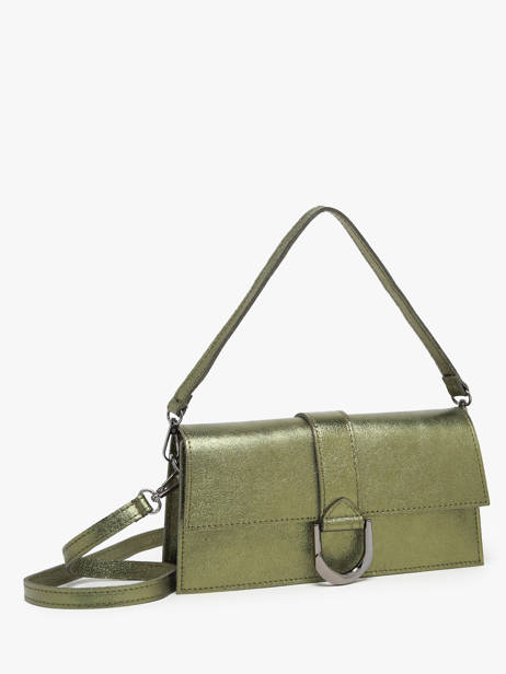 Sac PortÃ© Ã©paule Nine Cuir Milano Vert nine NI24066 vue secondaire 2