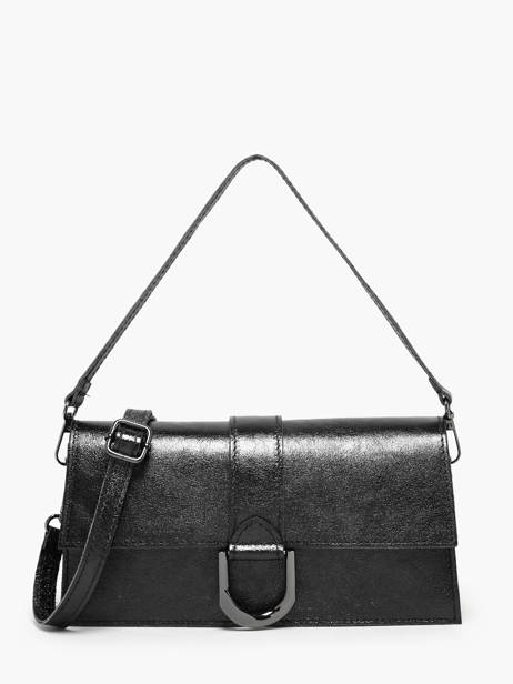 Sac Porté épaule Nine Cuir Milano Noir nine NI24066