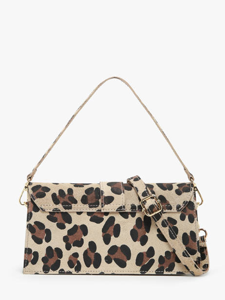 Shoulder Bag Velvet Leopardo Leather Milano Multicolor velvet leopardo VL24066 other view 4