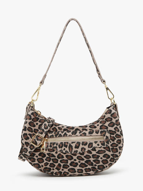 Sac Porté épaule Velvet Leopardo Cuir Milano Multicolore velvet leopardo VL24061