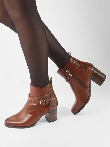 Bottines En Cuir Tamaris Marron accessoires 43 vue secondaire 1