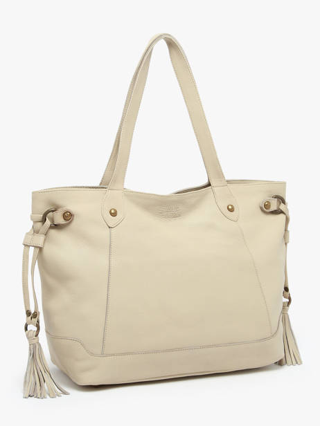 Sac Porté épaule Cow Cuir Basilic pepper Beige cow 155N vue secondaire 2