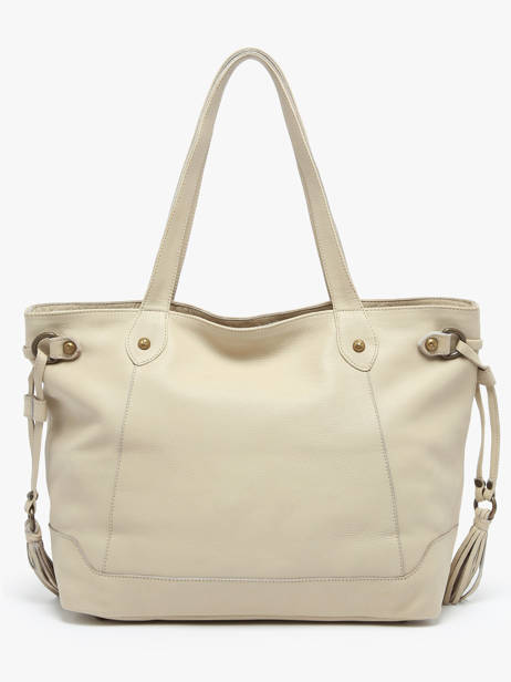 Sac Porté épaule Cow Cuir Basilic pepper Beige cow 155N vue secondaire 4