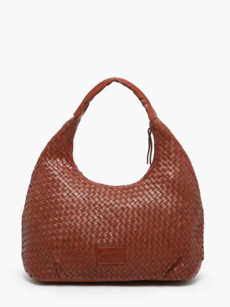 Sac Porté épaule Parma Cuir Basilic pepper Marron parma BPAR02