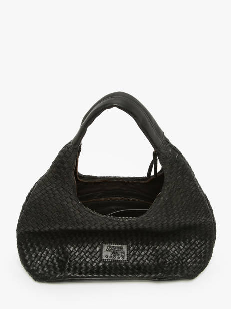 Sac Porté épaule Parma Cuir Basilic pepper Noir parma BPAR02 vue secondaire 3