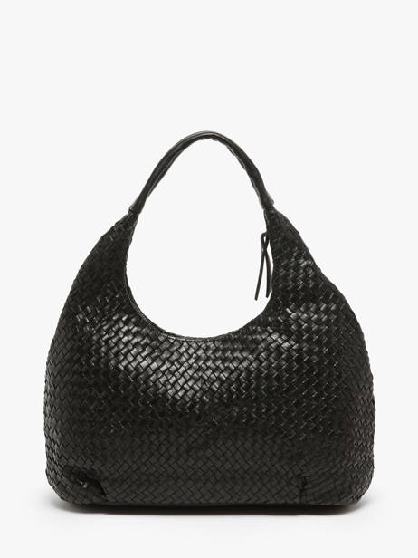 Sac Porté épaule Parma Cuir Basilic pepper Noir parma BPAR02 vue secondaire 4