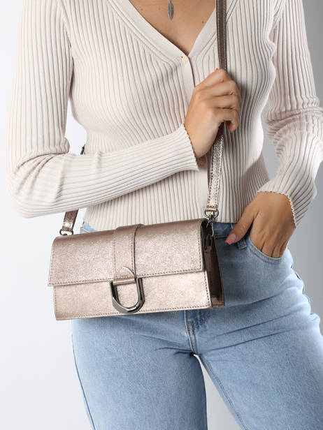 Sac Porté épaule Nine Cuir Milano Marron nine NI24066 vue secondaire 1