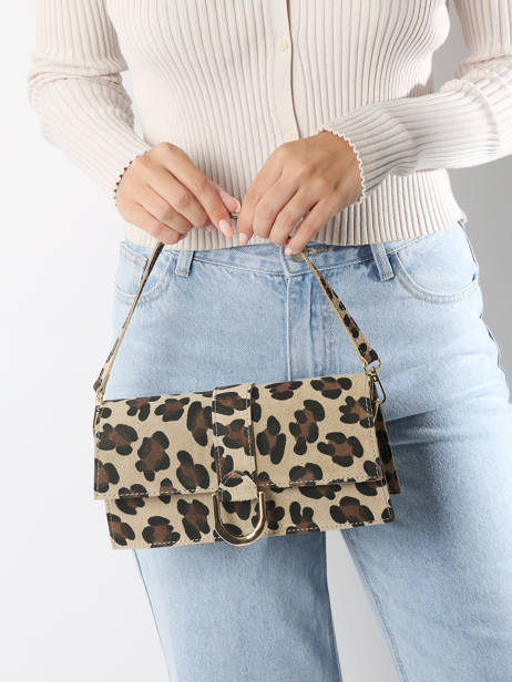 Shoulder Bag Velvet Leopardo Leather Milano Multicolor velvet leopardo VL24066 other view 1