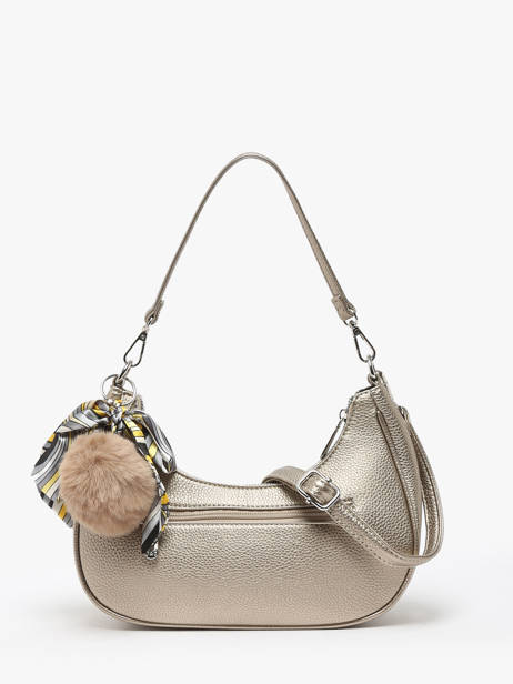 Sac Porté épaule Grained Miniprix Gris grained F6994 vue secondaire 3