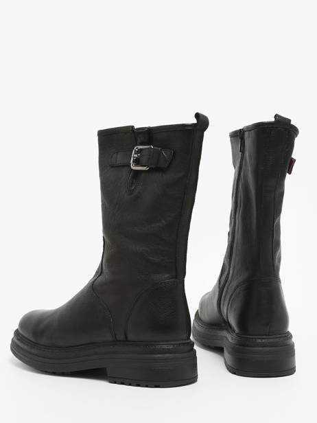 Bottines Aiko En Cuir Aliwell Noir accessoires AIKO vue secondaire 2