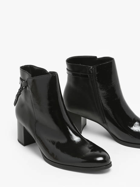 Boots à Talon En Cuir Gabor Noir accessoires 97 vue secondaire 2