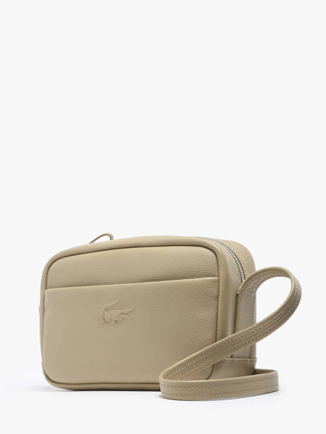 Sac Bandoulière City Court Cuir Lacoste Beige city court NF4506IE vue secondaire 2