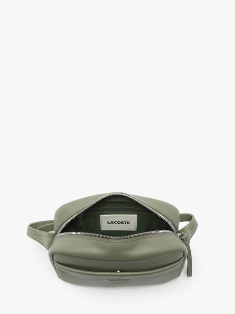 Sac Bandoulière City Court Cuir Lacoste Vert city court NF4506IE vue secondaire 3
