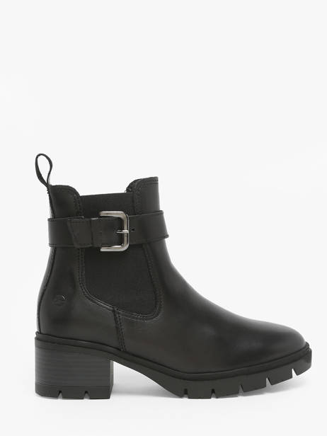 Bottines En Cuir Tamaris Noir accessoires 43