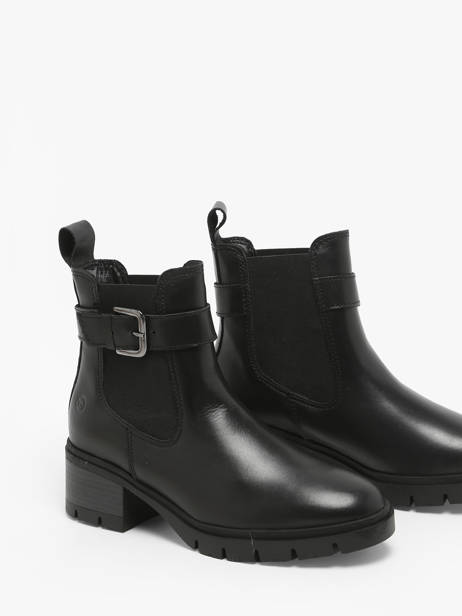 Bottines En Cuir Tamaris Noir accessoires 43 vue secondaire 2