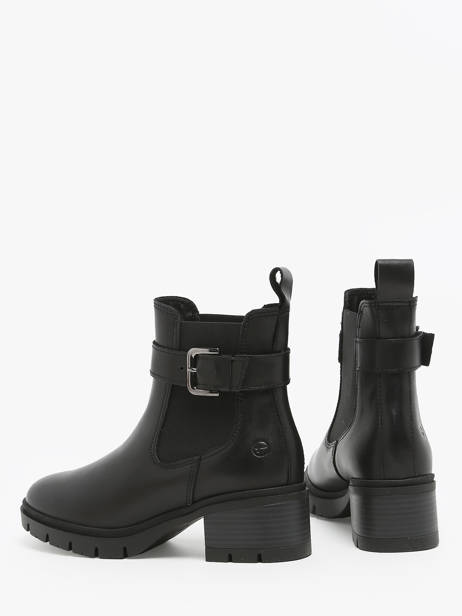 Bottines En Cuir Tamaris Noir accessoires 43 vue secondaire 3