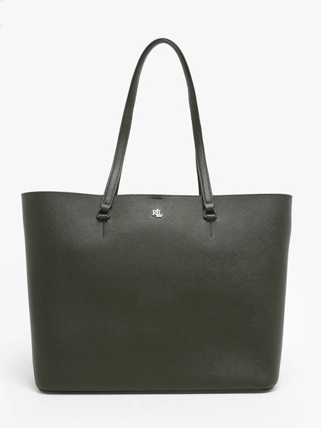 Leather Karly Tote Bag Lauren ralph lauren Green karly 31911655