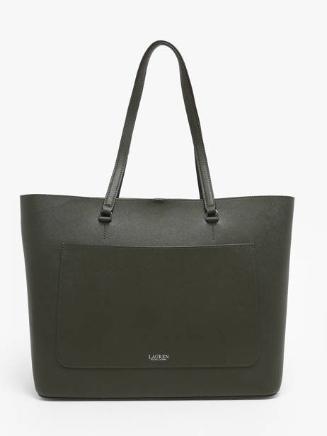 Leather Karly Tote Bag Lauren ralph lauren Green karly 31911655 other view 4