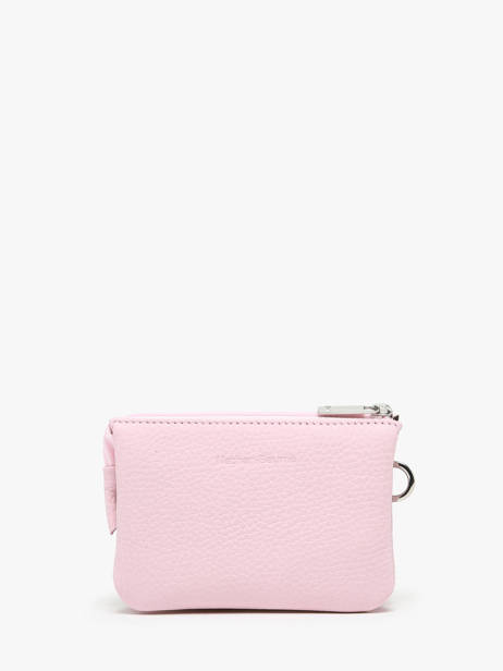 Porte-monnaie 2 Compartiments Cuir Nathan baume Rose original n 302N vue secondaire 2