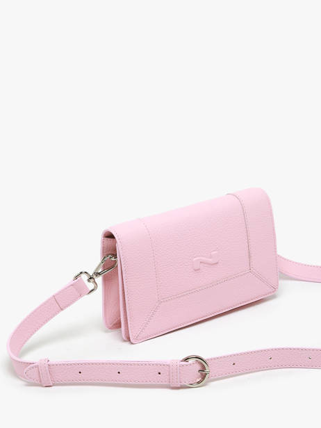 Sac Bandoulière Maastricht Cuir Nathan baume Rose mondrian 4 vue secondaire 2