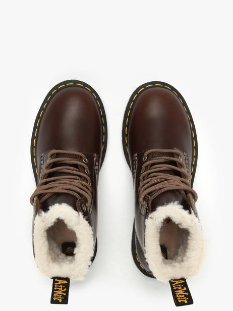 Bottines 1460 Pascal Serena En Cuir Dr martens Marron accessoires 32019777 vue secondaire 4