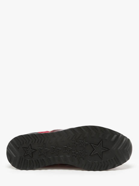 Sneakers En Cuir Nathan baume Rouge accessoires 242S0103 vue secondaire 5